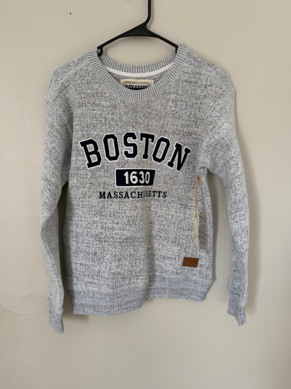 Boston Graphic Crewneck Sweatshirt - Gray